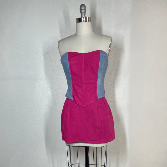 Pink & Denim set #1